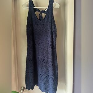 Maurices Navy Crochet Dress